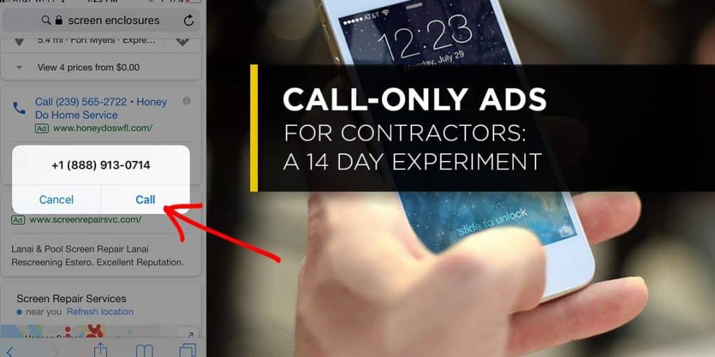Call-Only Ads For Contractors A 14 Day Experiment